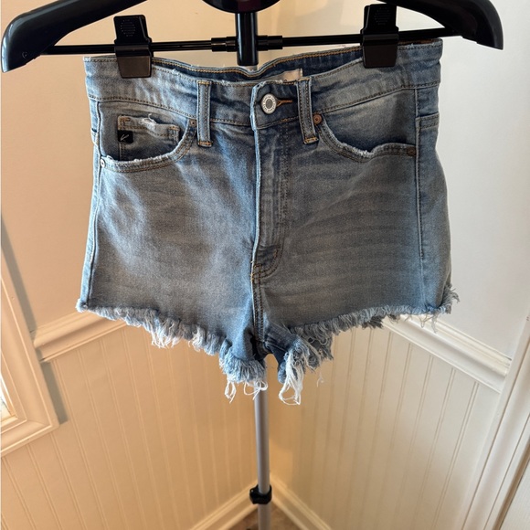 KanCan Pants - KanCan Light Blue Jean Shorts